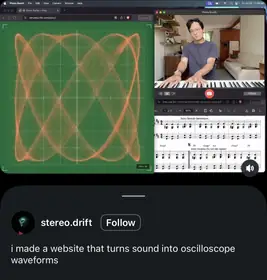 Strum Surfer — oscilloscope waveform