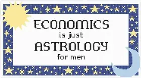 Economics is just astrology for men — pixel zodiac meme